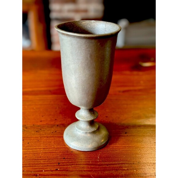 VTG Pewter RWP Tavern Wine Goblet Wilton 7 1/4” Tall Medieval Cosplay Vessel - Picture 7 of 9